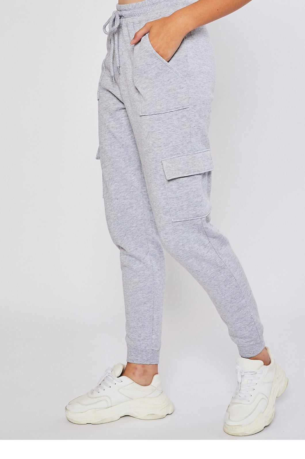 High Rise Cargo Joggers Pants