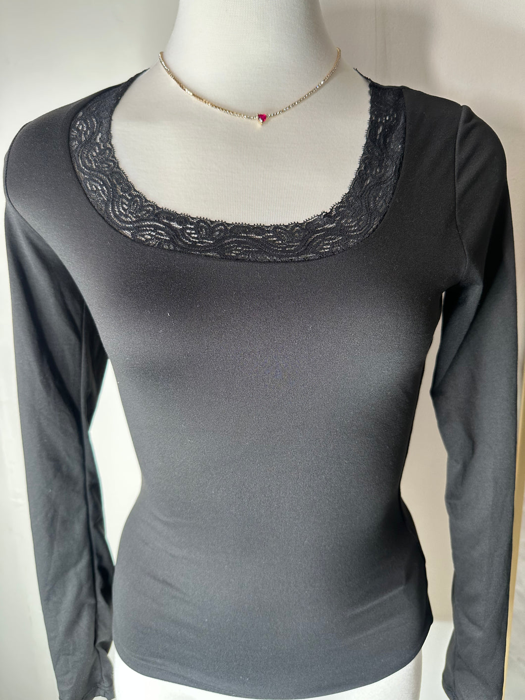 Black Lace Top