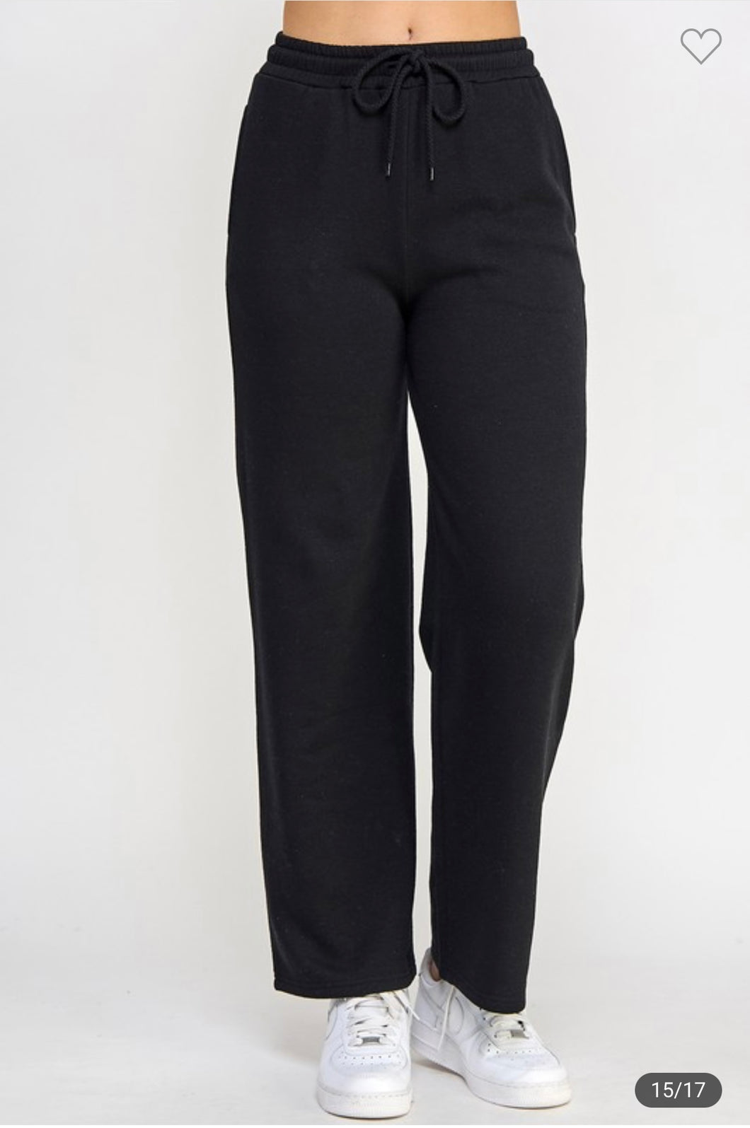 Fleece Straight Leg Jogger