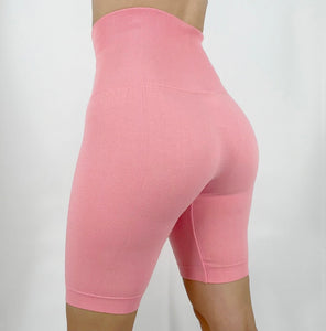 Tummy Control Shorts Pink One Size